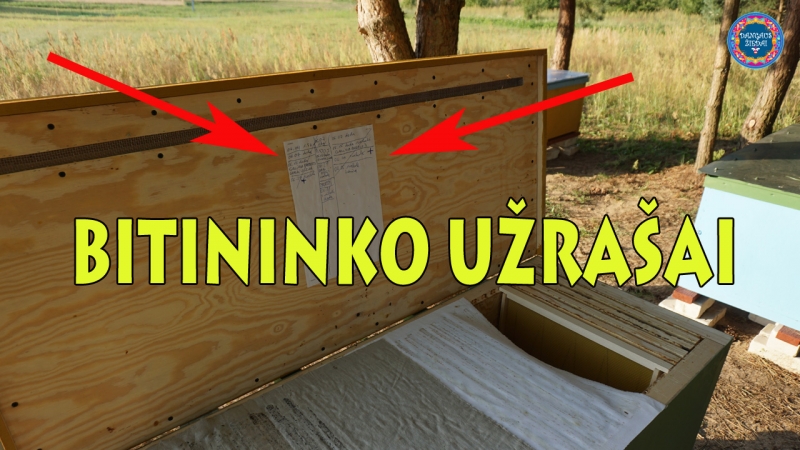 Bitininko užrašai