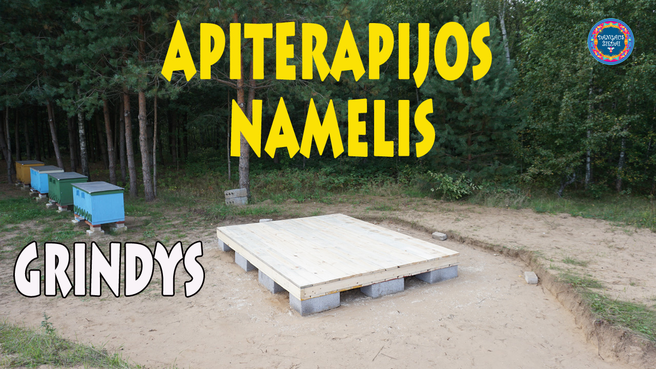 Apiterapijos namelis, grindys