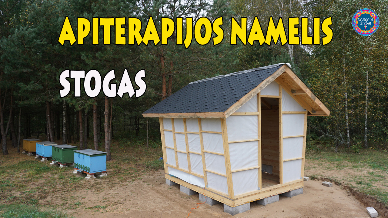 Apiterapijos namelis, stogas