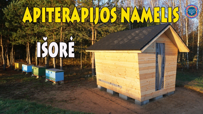 Apiterapijos namelis, išorė