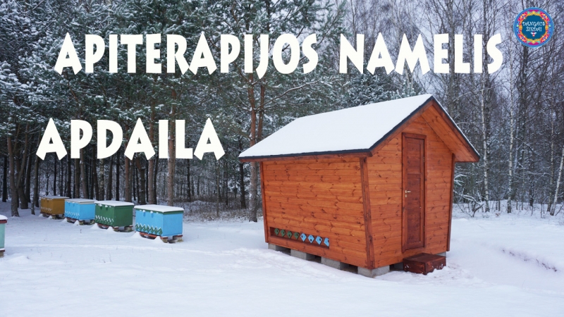 Apiterapijos namelis apdaila